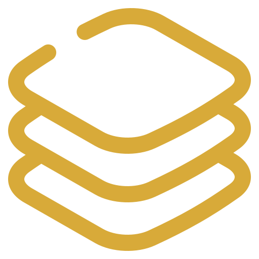 Multi-layered land plots and property analysis icon